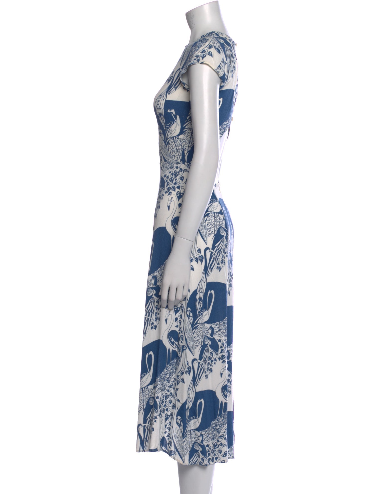 Reformation Floral Print Long Dress
