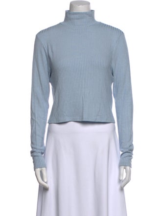 Reformation Turtleneck Long Sleeve Crop Top