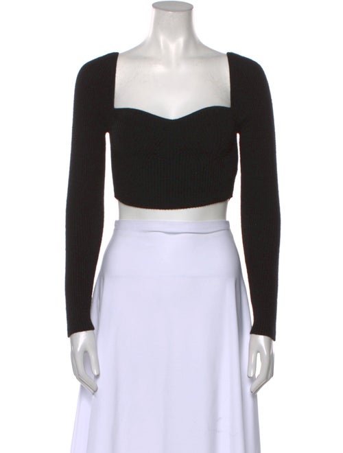 Reformation Cashmere Square Neckline Crop Top