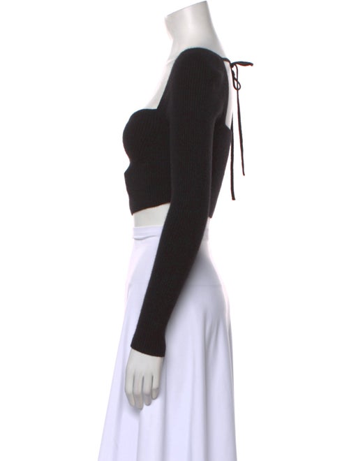 Reformation Cashmere Square Neckline Crop Top