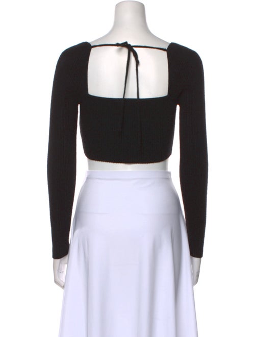 Reformation Cashmere Square Neckline Crop Top