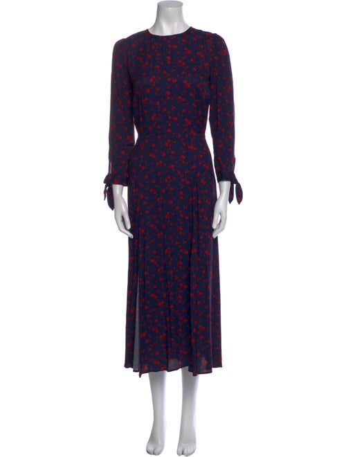Reformation Floral Print Long Dress