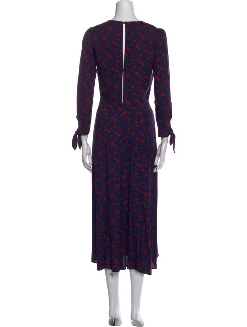 Reformation Floral Print Long Dress