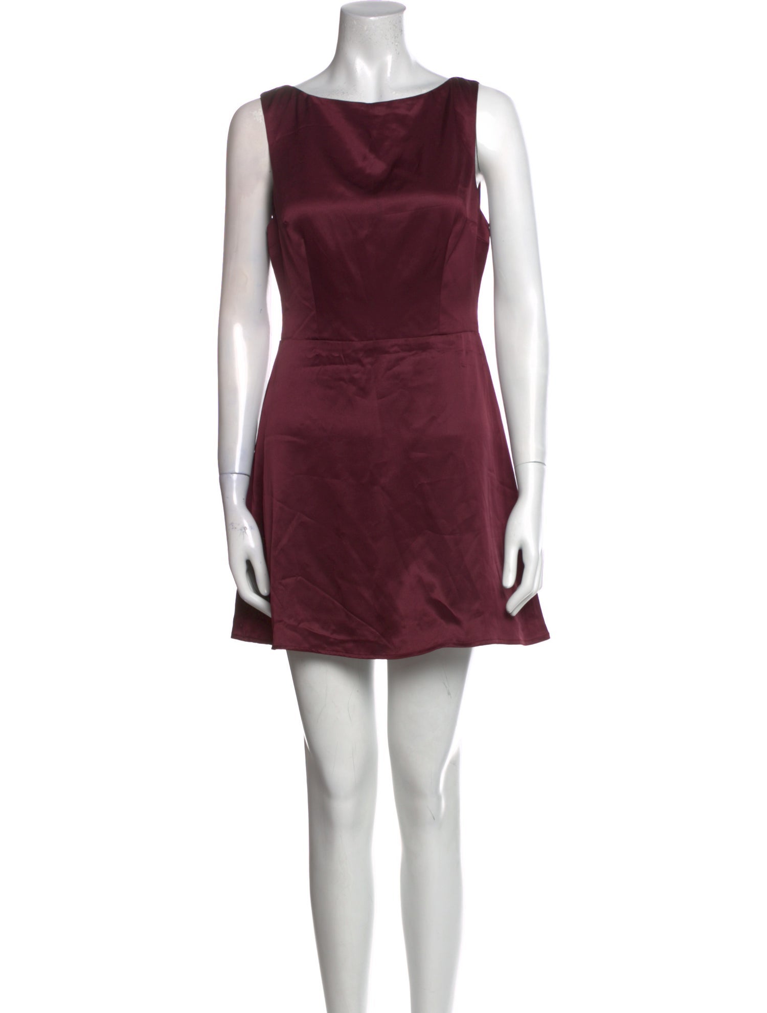 Reformation Bateau Neckline Mini Dress