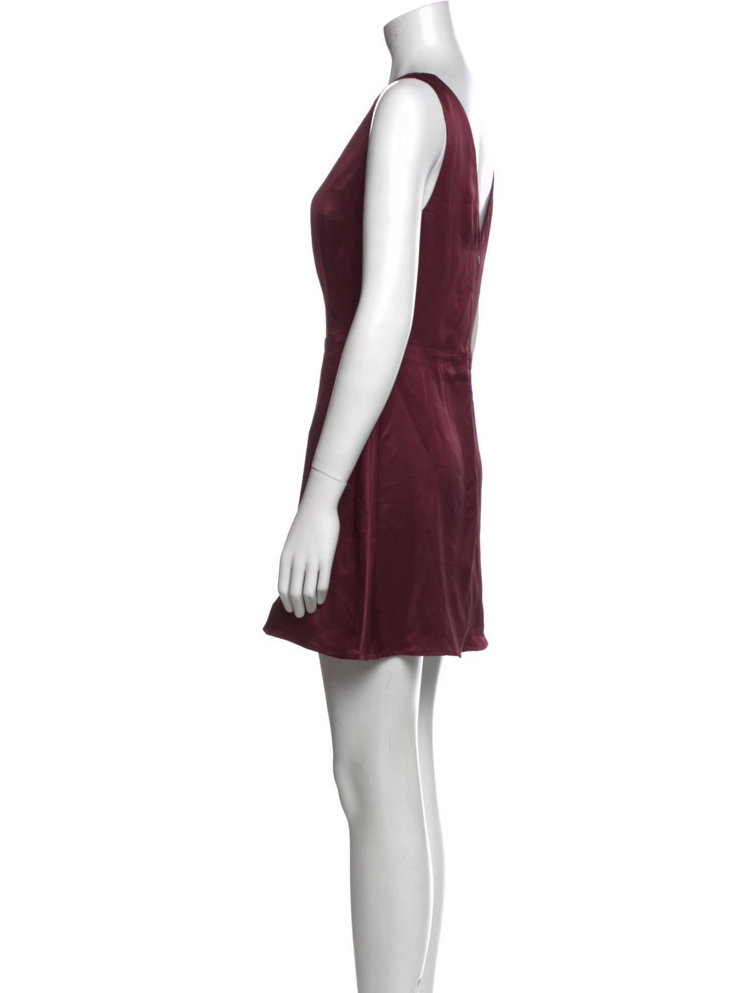 Reformation Bateau Neckline Mini Dress