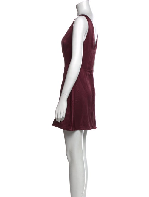 Reformation Bateau Neckline Mini Dress