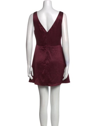 Reformation Bateau Neckline Mini Dress