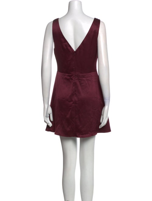 Reformation Bateau Neckline Mini Dress