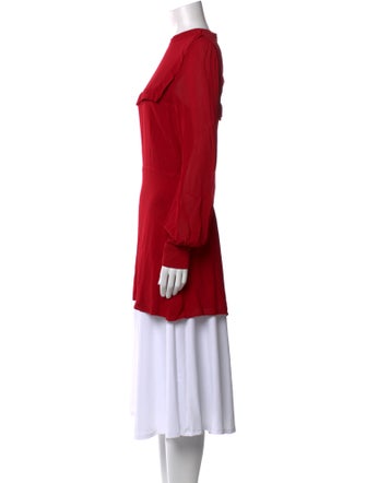 Reformation Mock Neck Mini Dress