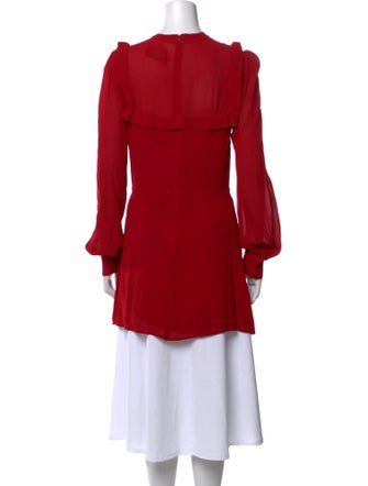 Reformation Mock Neck Mini Dress