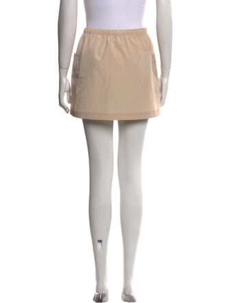 Reformation Pleated Accents Mini Skirt