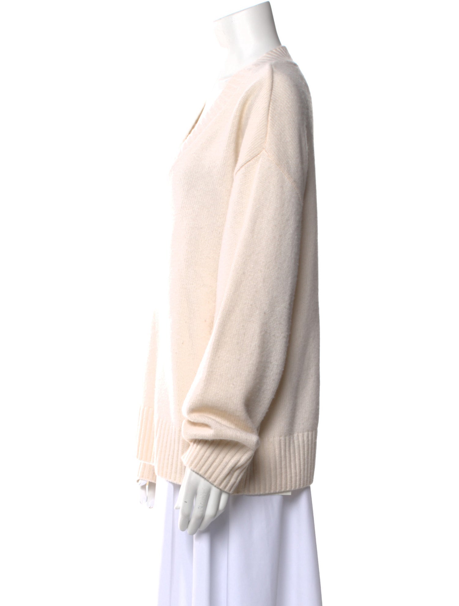 Reformation Cashmere V-Neck Sweater