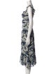 Reformation Printed Midi Length Dress