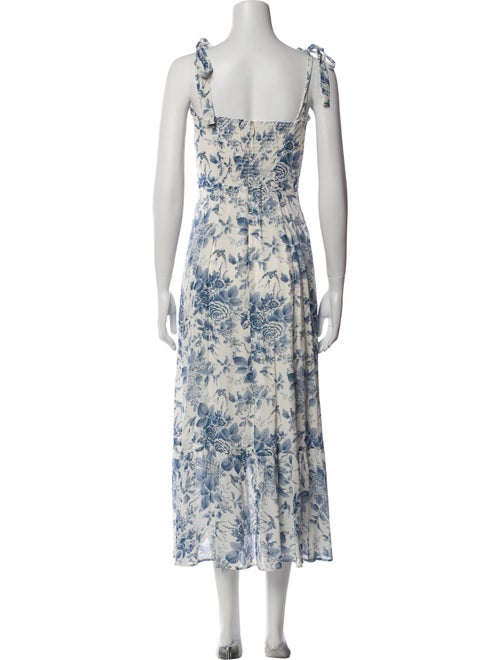 Reformation Floral Print Long Dress