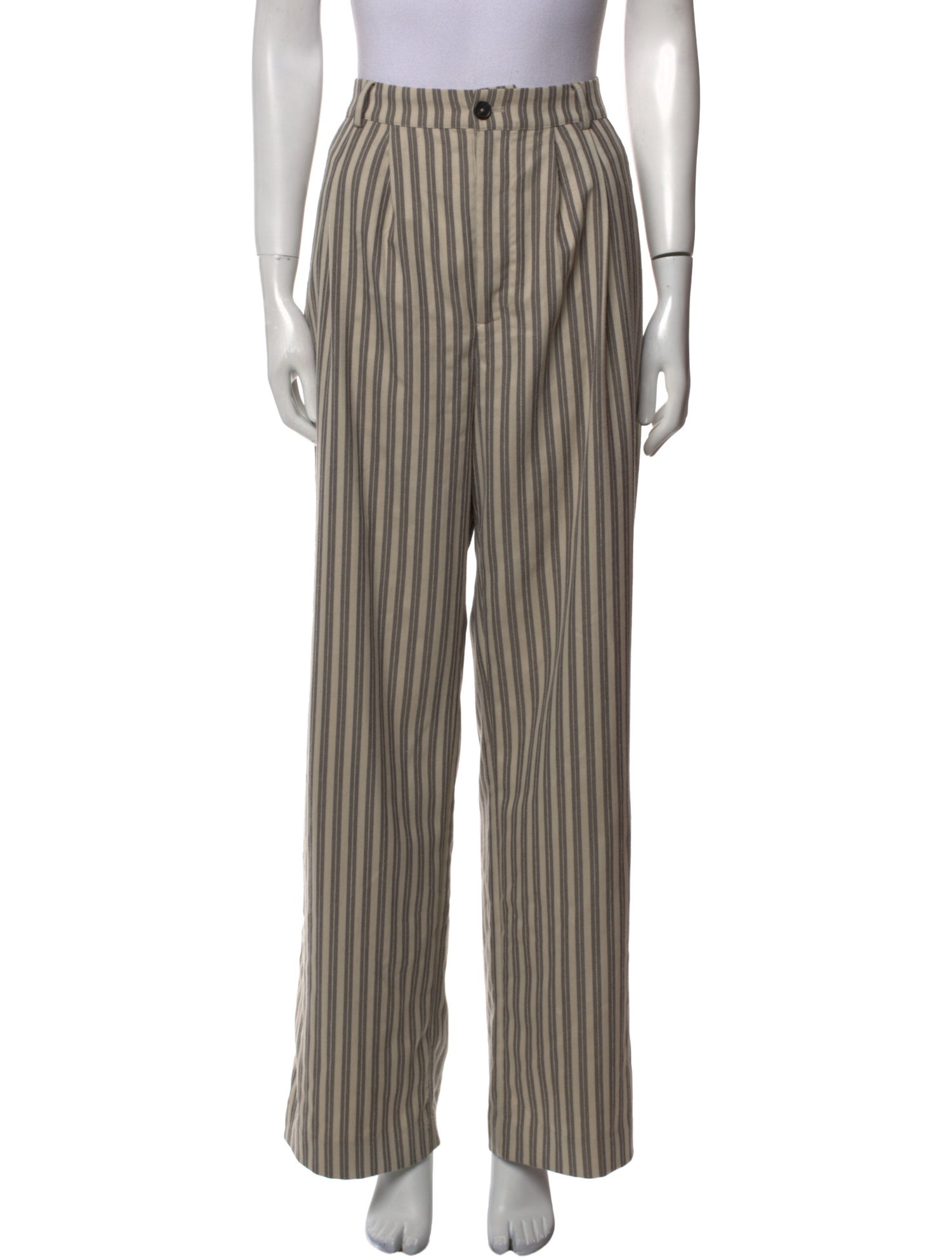 Reformation Striped Wide Leg Pants