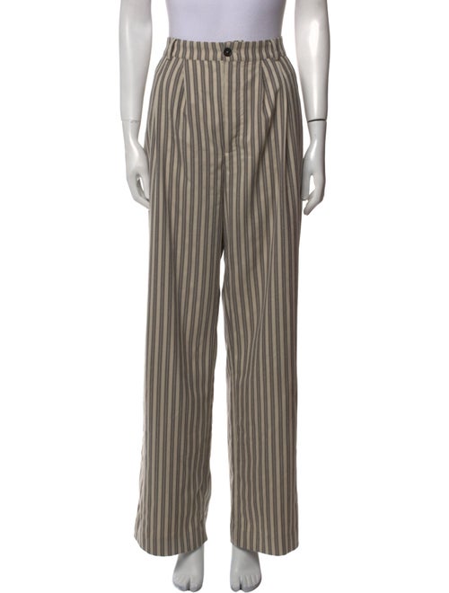 Reformation Striped Wide Leg Pants