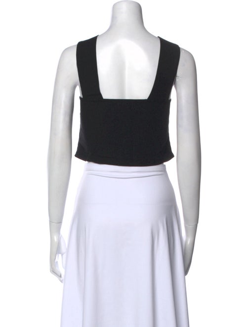 Reformation Square Neckline Sleeveless Crop Top
