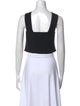 Reformation Square Neckline Sleeveless Crop Top