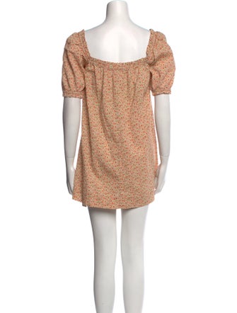 Reformation Floral Print Mini Dress
