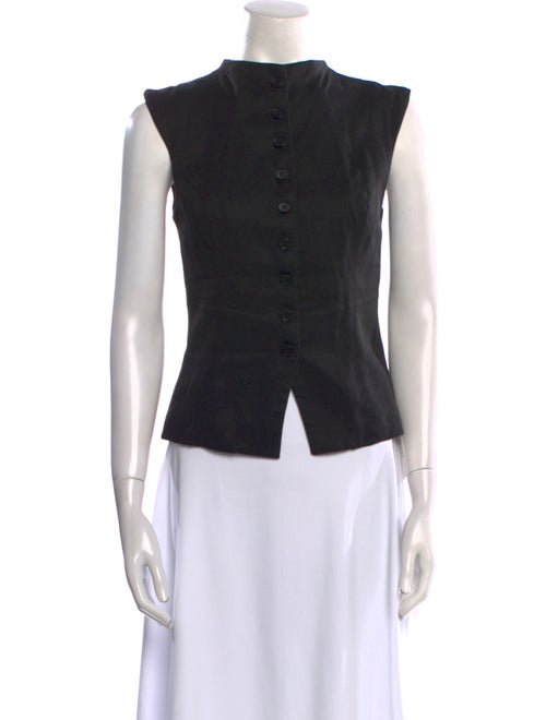 Reformation Mock Neck Short Sleeve Top