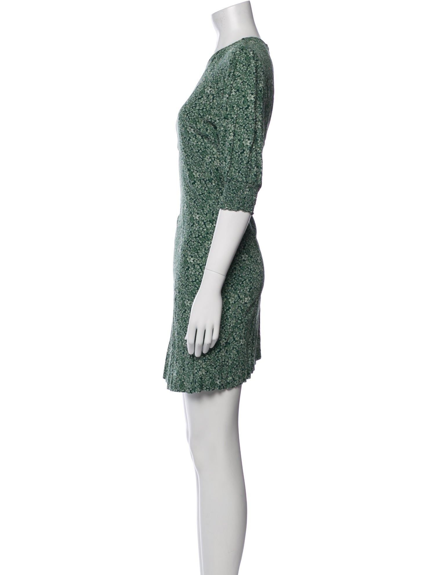 Reformation Floral Print Mini Dress