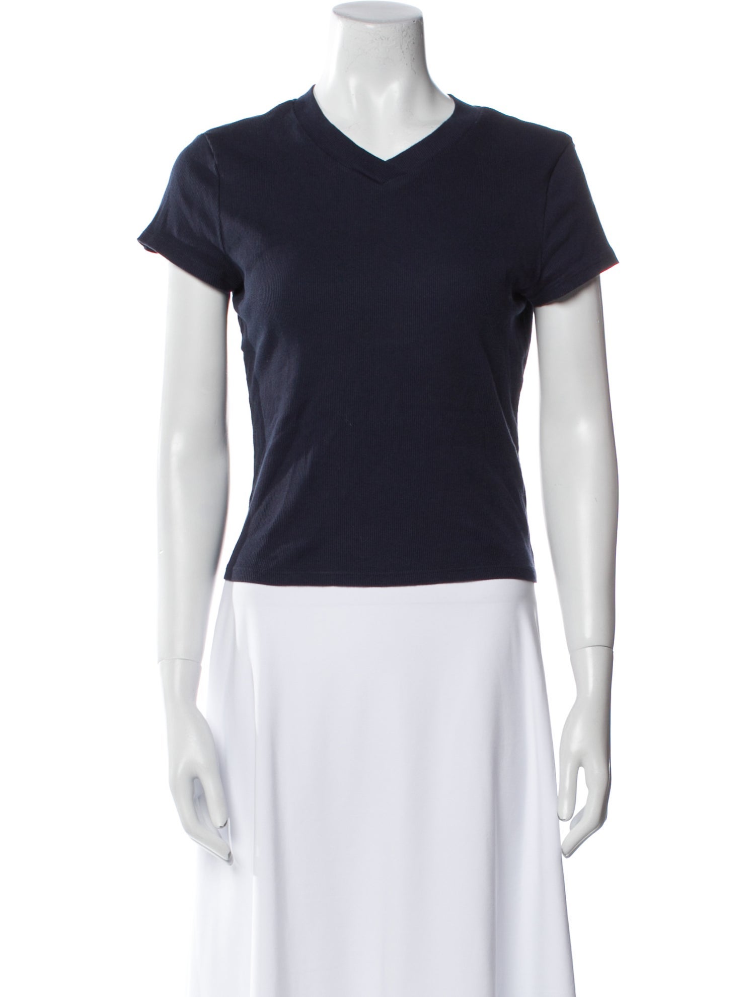 Reformation V-Neck Short Sleeve T-Shirt