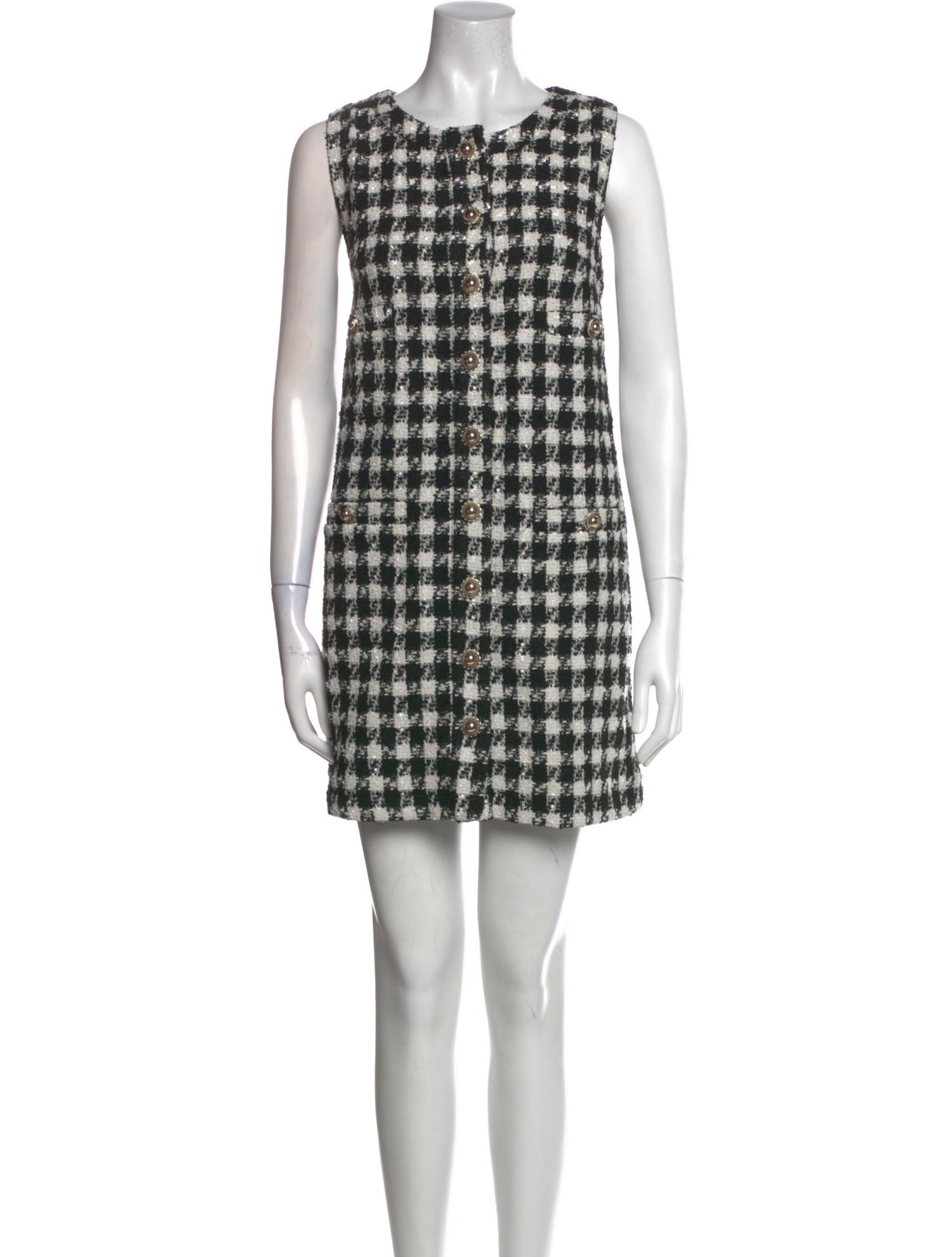 Reformation Plaid Print Mini Dress