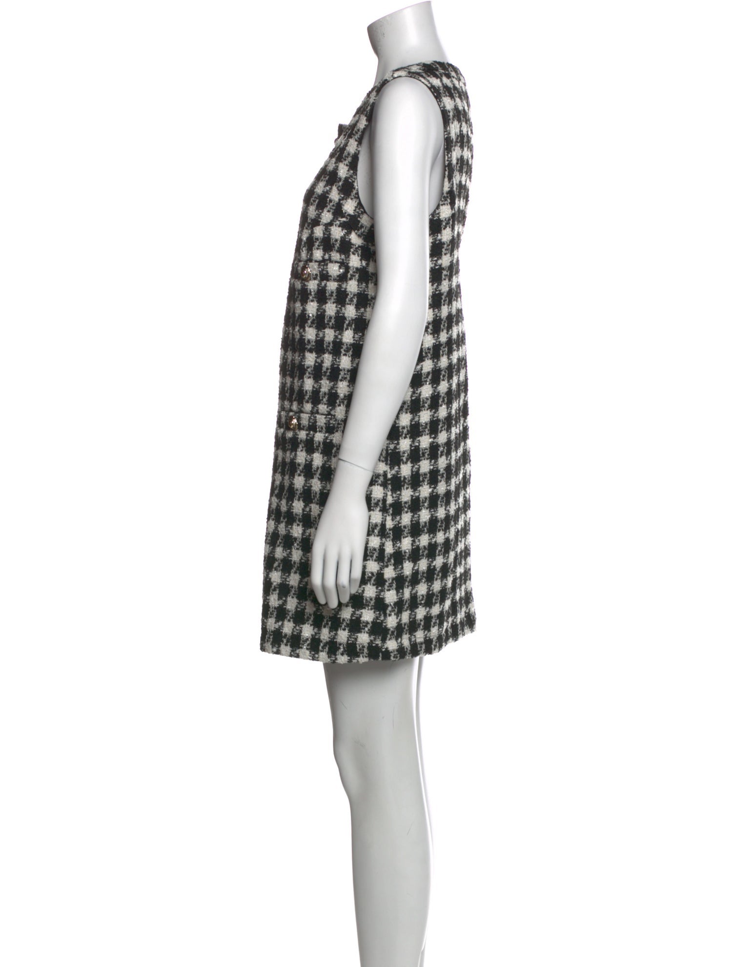 Reformation Plaid Print Mini Dress