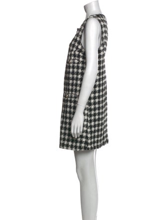 Reformation Plaid Print Mini Dress