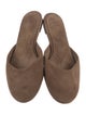 Reformation Suede Mules