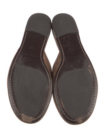 Reformation Suede Mules