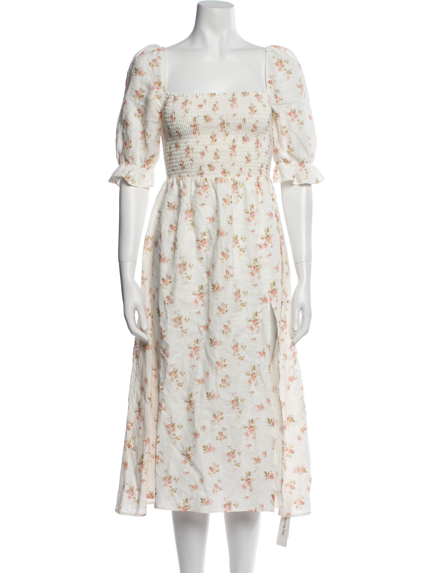 Reformation Linen Midi Length Dress