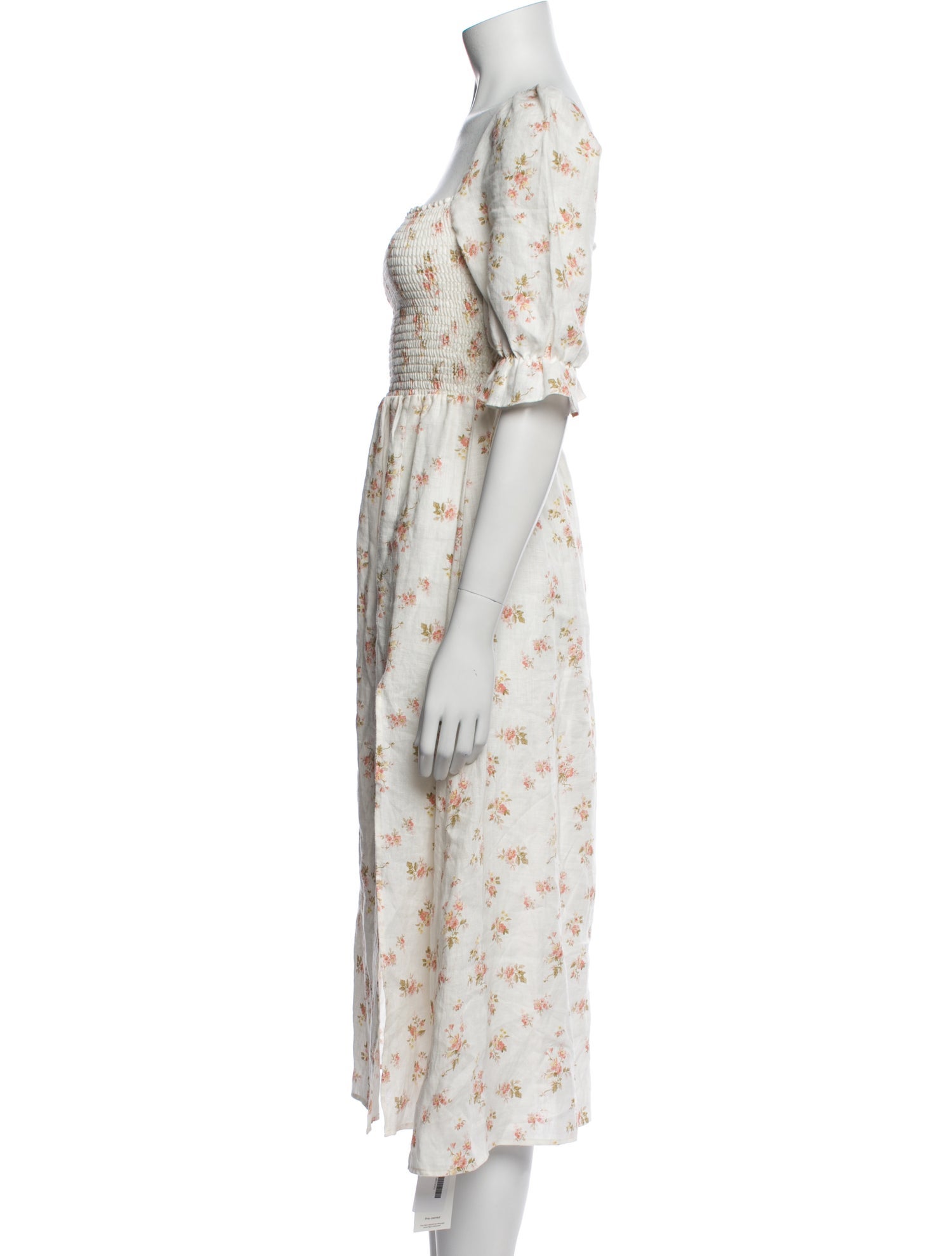 Reformation Linen Midi Length Dress