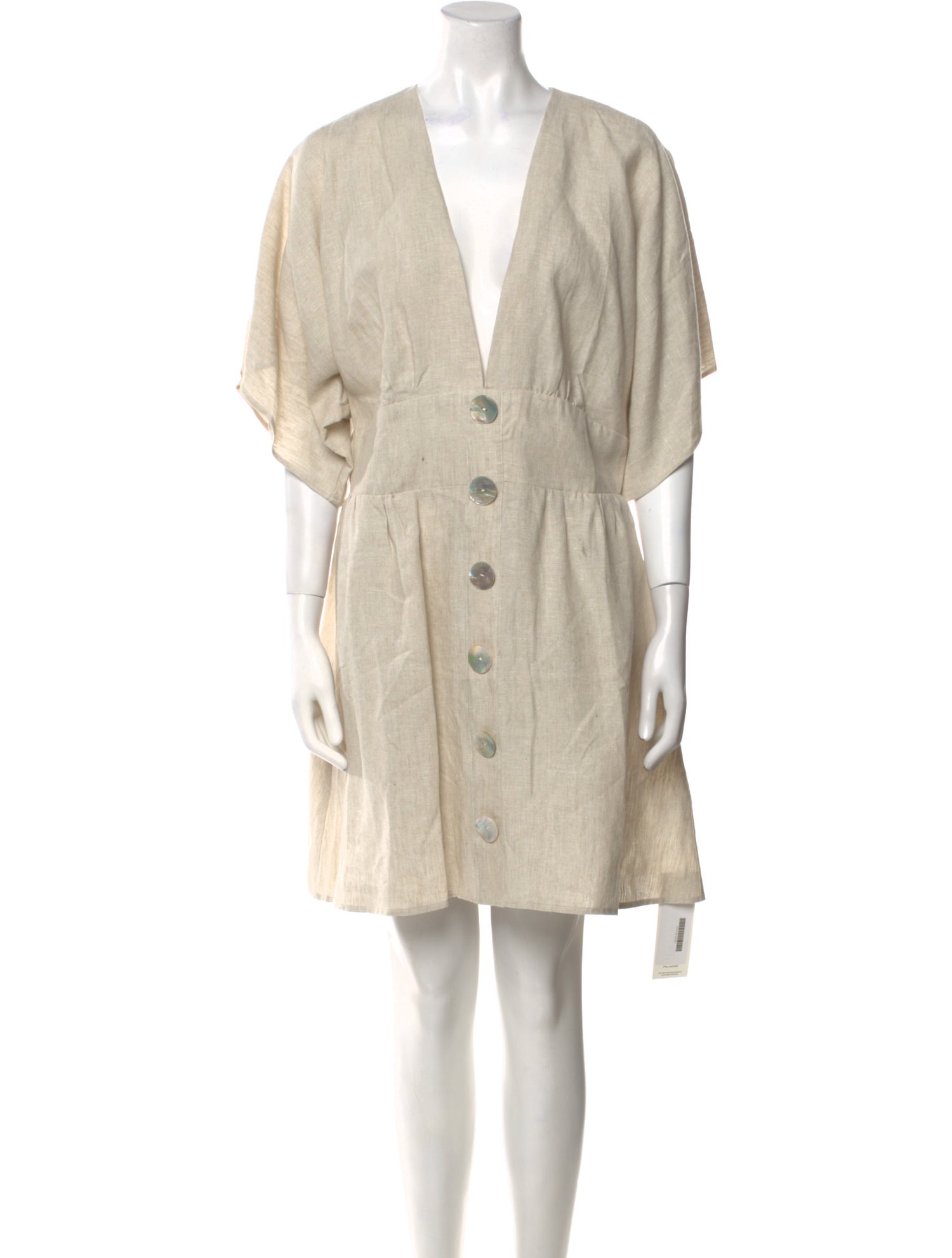 Reformation Linen Knee-Length Dress