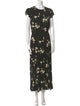 Reformation Floral Print Long Dress