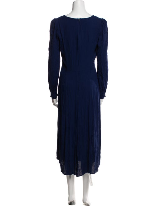 Reformation Square Neckline Midi Length Dress