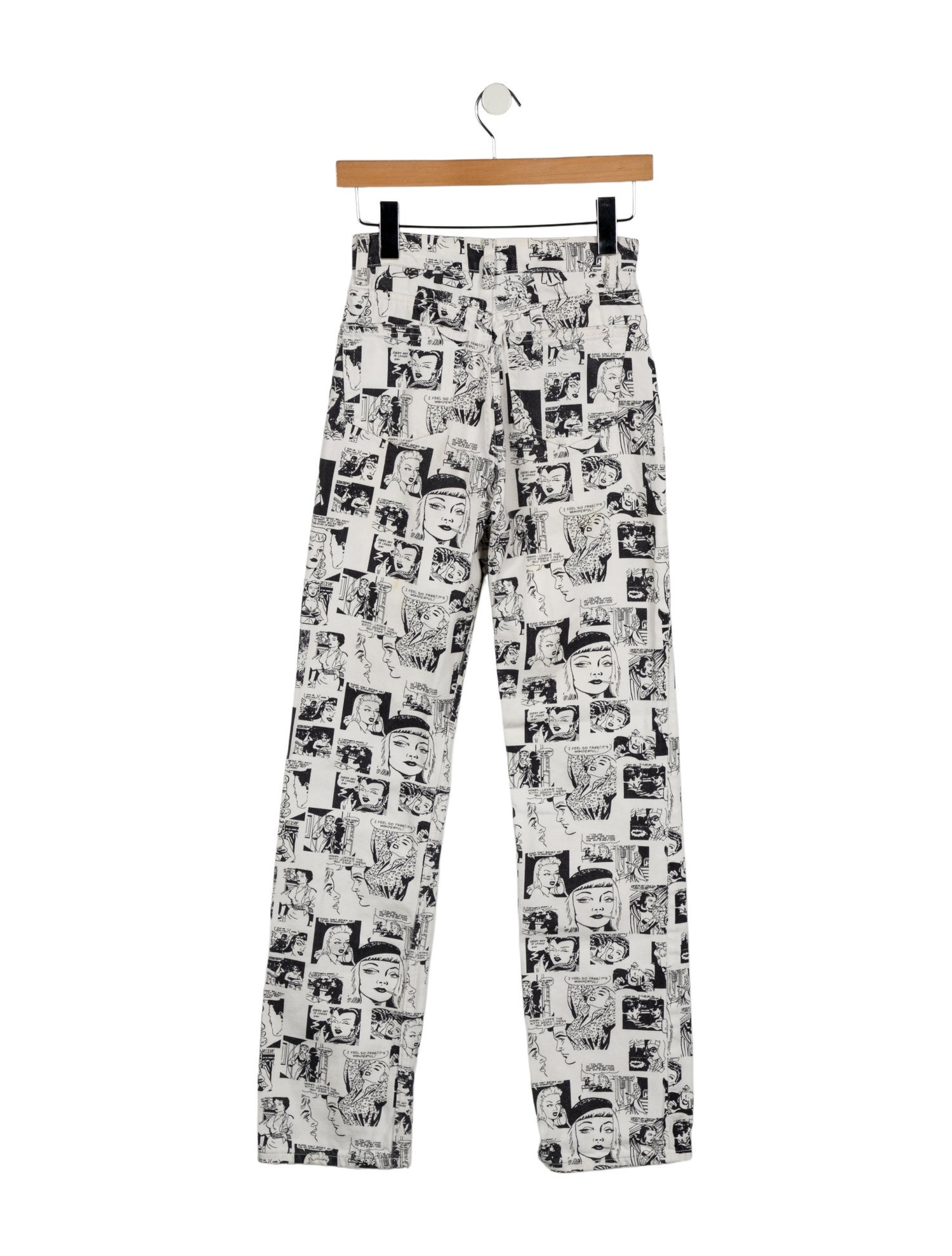 Reformation Printed Straight Leg Pants