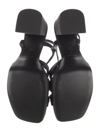 Reformation Satin Slingback Sandals