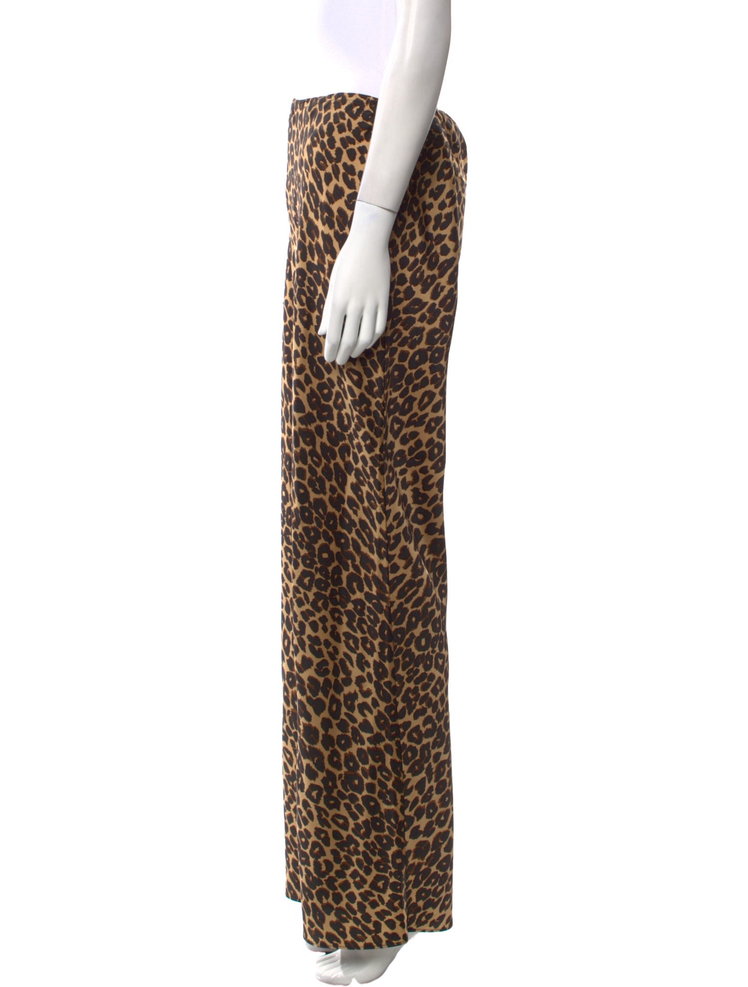 Reformation Animal Print Wide Leg Pants