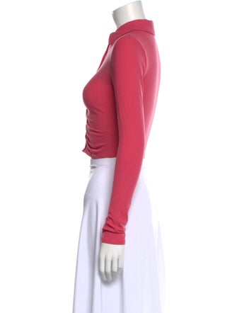 Reformation Long Sleeve Crop Top