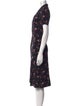 Reformation Floral Print Midi Length Dress