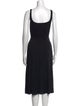 Reformation Scoop Neck Knee-Length Dress