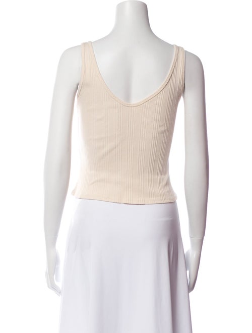 Reformation Scoop Neck Sleeveless Crop Top