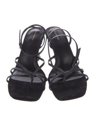 Reformation Suede Slingback Sandals