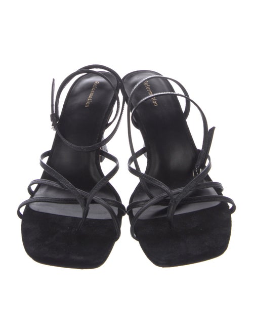 Reformation Suede Slingback Sandals