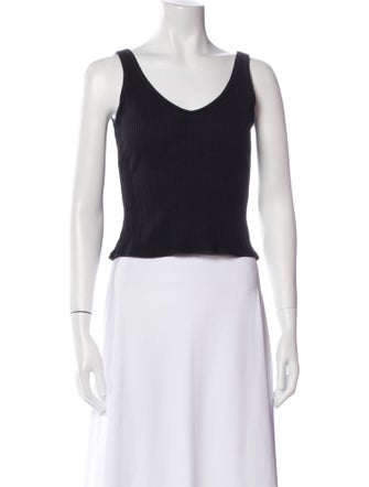 Reformation Scoop Neck Sleeveless Crop Top
