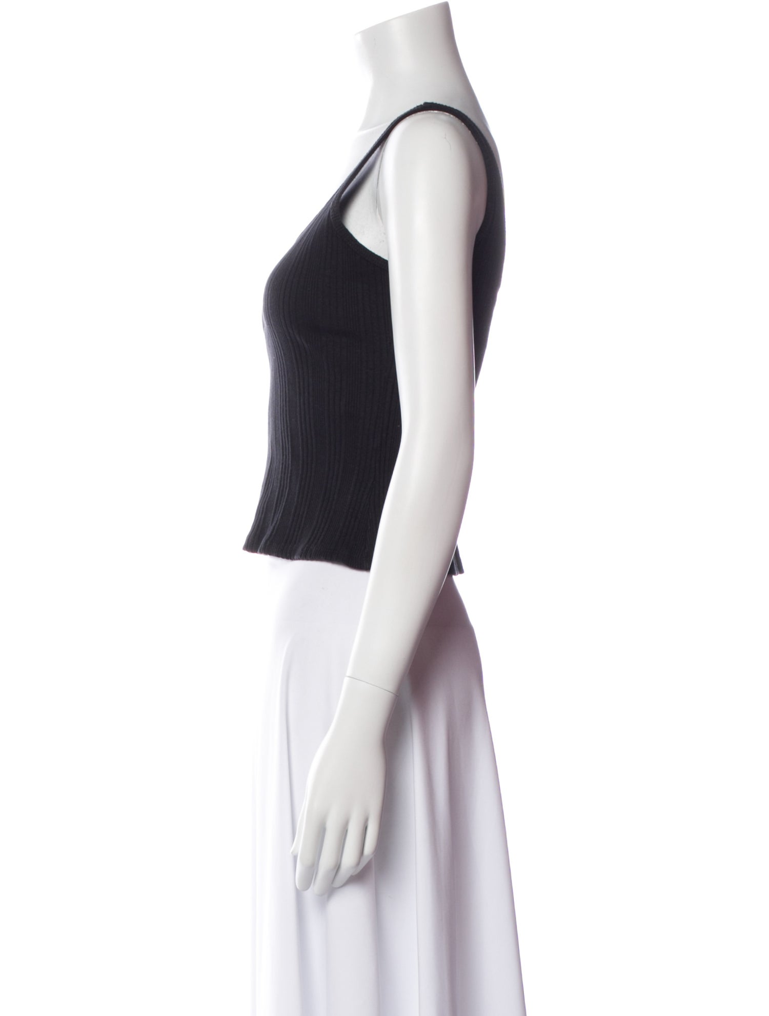 Reformation Scoop Neck Sleeveless Crop Top