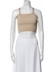 Reformation Square Neckline Sleeveless Crop Top