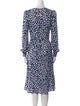 Reformation Printed Midi Length Dress