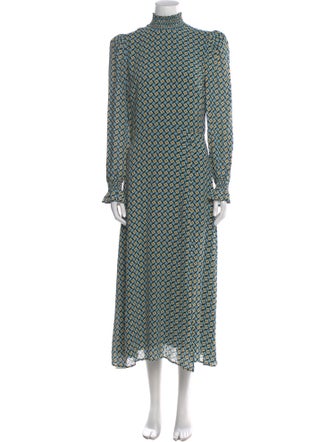 Reformation Printed Long Dress